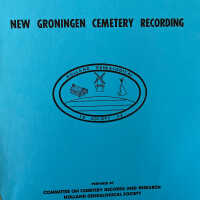 New Groningen cemetery recording