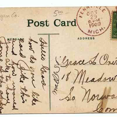 FruitHistoryc.jpg 746KB: 1909 postcard address to Grace L. Overton