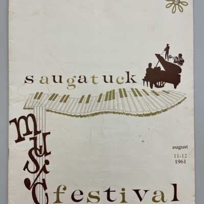 Saugatuck Music Festival program 1961