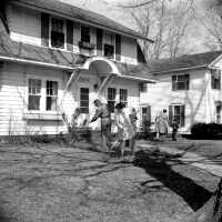 Heath-Edgecomb House spring cleaning