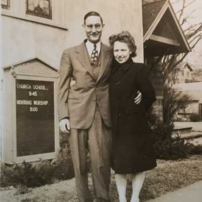 Dr. Walter Kramer and Bea Finch: Methodist Church