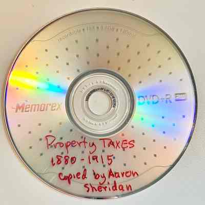 Tax Assessment Roll 1880-1915 CD