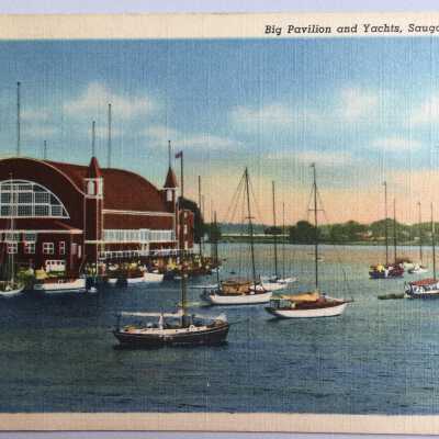 OB-H365 "Big Pavilion and Yachts, Saugatuck, Mich."