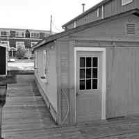          124FishShack.jpg; Demerest fishing shanty when it was located at 720 Water Street, north of Star of Saugatuck building.
   