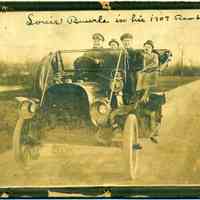          Louis Beuerle in his 1907 Rambler; filename: 030406-beuerle.jpg source unknown
   