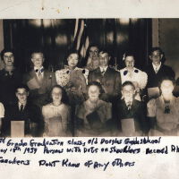          1939GraduationClassOldSchoolhouse.jpg 3MB; Digital file at 2021.72.02
   