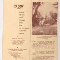         1946Oxbow.jpg 416KB; Buehr, Chapin, Coen, Cowles, Kahn, Pen, von Neumann, Ulbricht, Wilson, Arthur F. Deam, Francis Champin, Michael L. Mason, Josephy T. Ryerson, Elsa E. Ulbricht, Lemuel R. Brady, Clyde H. Burroughs, Alice Mason, Norman L. Rice, Hubert Ropp, Charles C. West, Chas. H. Worcester, Mary ann Warner,
   