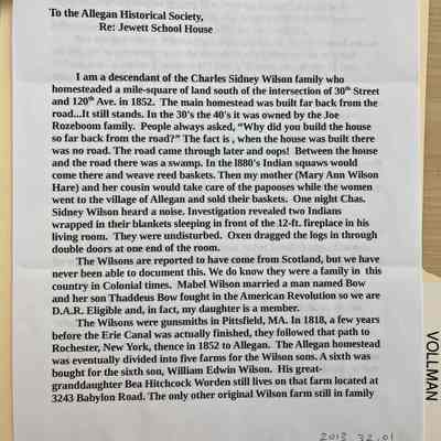 Letter by Beverly Hare Nichols