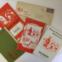          Playbills from Red Barn Theatre productions 1950’s and 1960’s
   