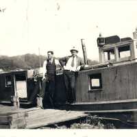 Fish tug w two men