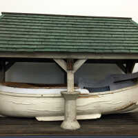 Lifesaving boat and shelter