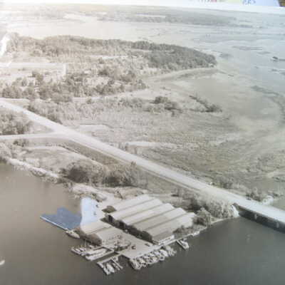 Saugatuck Marine arial view