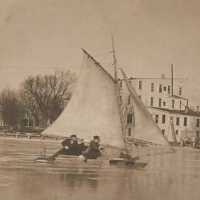 Ice Boating on Kalamazoo Lake