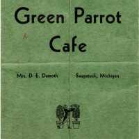 Green Parrot Cafe menu