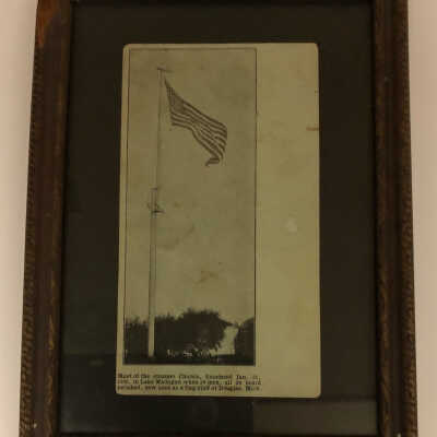 Photograph of Flagpole made from Chicora mast