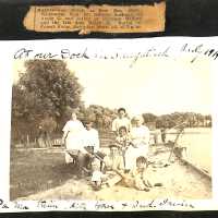          2017.38.04 (5); At our dock in Saugatuck, 1919 - Obit for Sam Haigh
   