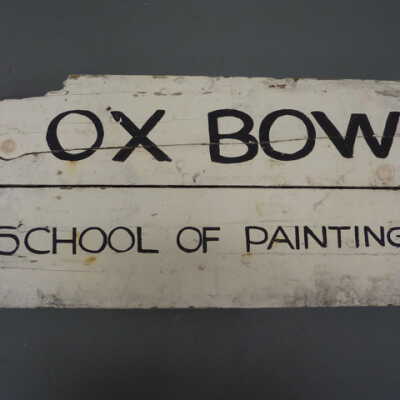 Sign, Ox Bow