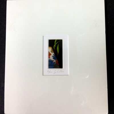 Saladino - Vase With Leaves2: Origsize: 5.75" x 11.75"; Origformat: Print-Photographic
