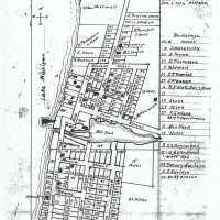 Map of Pier Cove in 1869