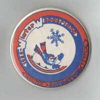 Winter Wonderland Festival pin, 1980