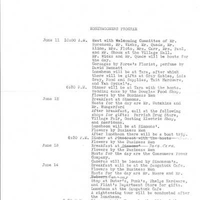 Honeymoon couples 1: Origsize: 5.75" x 11.75"; Origformat: Print-Photographic