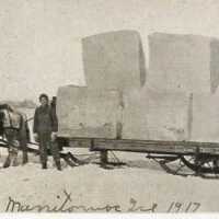 Sampler of ice of Manitowoc Ice 1917