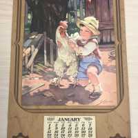 Calendar, F.W. Flint store, 1950