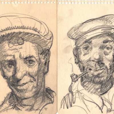 Around the Docks drawings