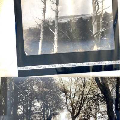 Sample from 2021.18.02: Kit Lane notebook Douglas, Allegan County