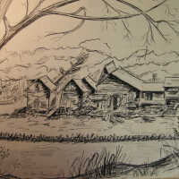 Ox-Bow Buildings on the Lagoon