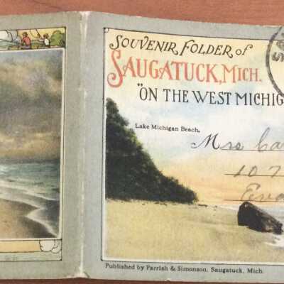 Postcard folder
