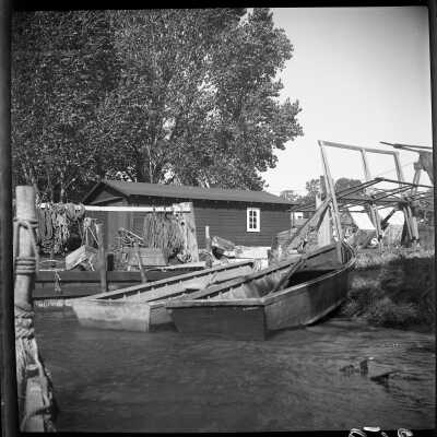 simmons-359-Sewers's Shack (Today's Demerst Shanty) at Water Street, October 1945