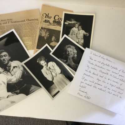 Photos of Marguerite Mitchell’s roles in the Red Barn Theatre productions in1950’s and 1960’s