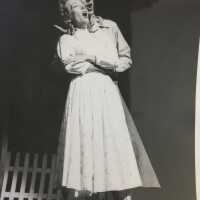          Marguerite Mitchell in Oklahoma Red Barn Summer 1959
   