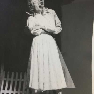 Marguerite Mitchell in Oklahoma Red Barn Summer 1959