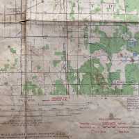          Close up of the markings of the 1928 map of the Fennville area from the United States geological survey
   