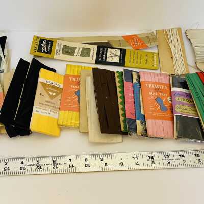 Some contents of drawer three of Burr Tillstrom’s sewing kit