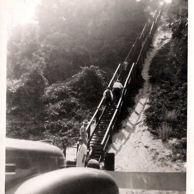 Mt. Balhead Steps 1940 #2: Origsize: 3 x 4.5; Origformat: Print-Photographic