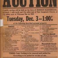 Auction handbill
