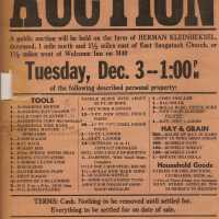 Auction handbill