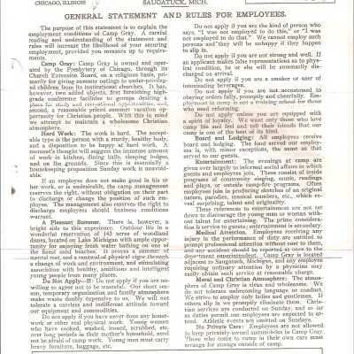 Camp Gray Booklet