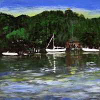 Pump House across from the river