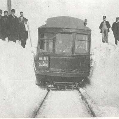 Interurban Saugatuck train car.