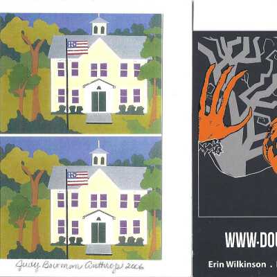 three cards