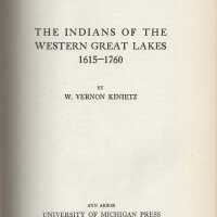          The Indians of the Western Great Lakes
   