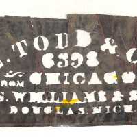 Fruit growers shipping stencil