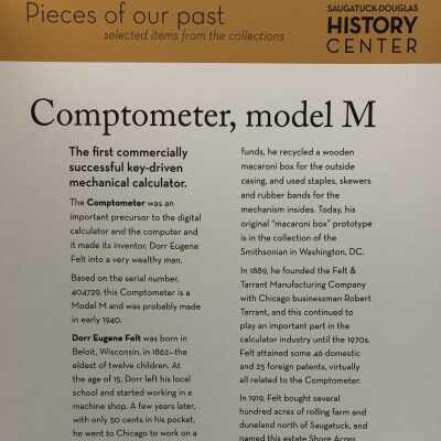 Poster from "Pieces of Our Past Exhibit"