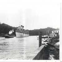Theodore Roosevelt arrives