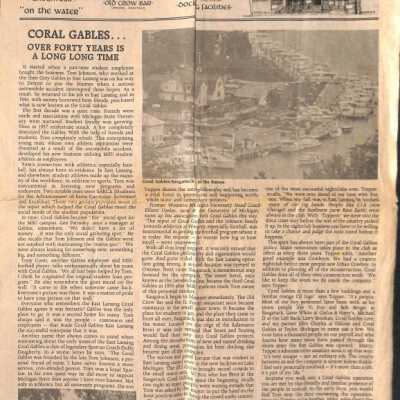 Galley Gazette Menu from Coral Gables