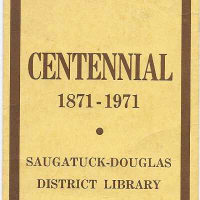 Library Centennial 1871-1971 Bookmark